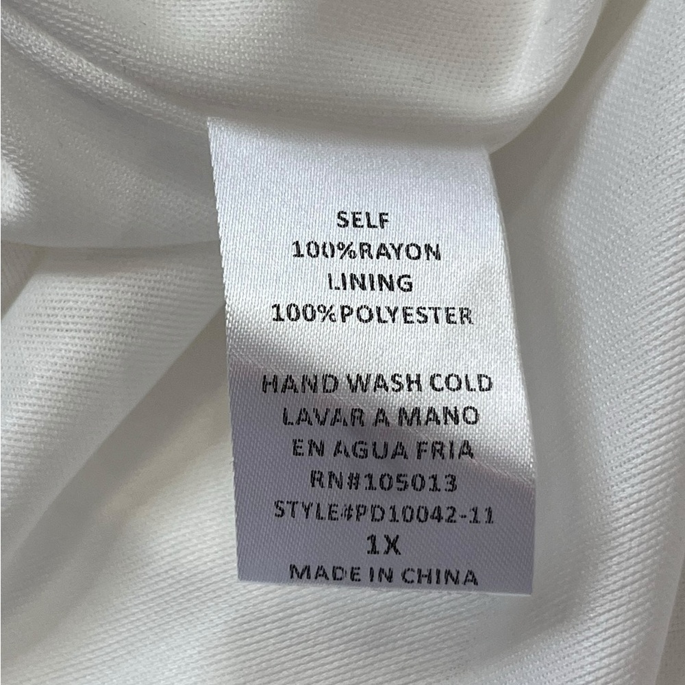 Savanna Jane Patchwork One Shoulder Boho Dress 1X… - image 8